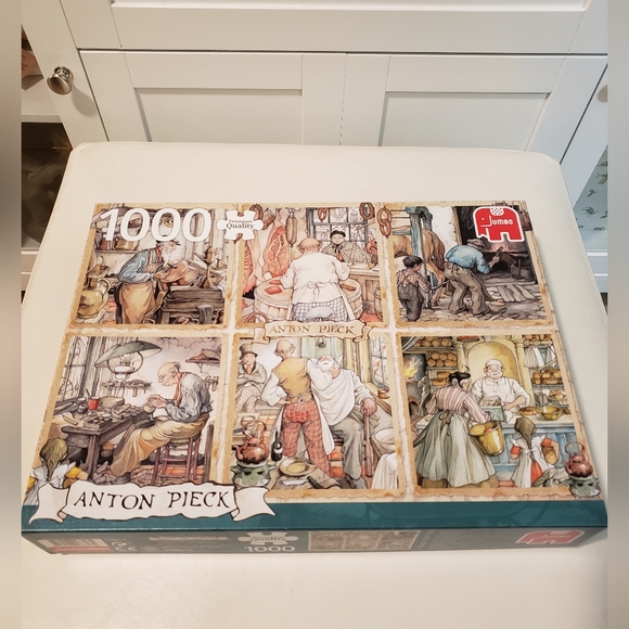 Jumbo (18817) - Anton Pieck: "Craftmanship" - 1000 pieces puzzle - open box - Picture 5 of 5